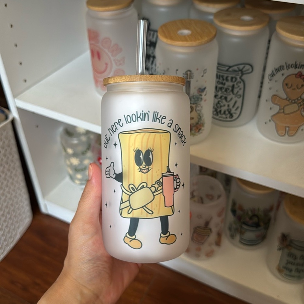 Tamal Can Glass Cup